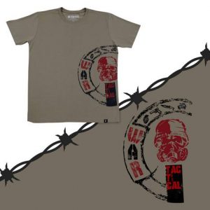 CAMISETA TAITUS - TAN, TAM M - 100% ALGODÃO - WAR TACTICAL