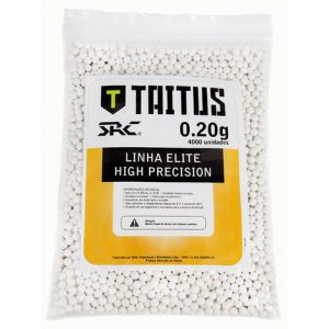 BBS SRC TAITUS 0,20G 6MM BRANCAS (APROX. 4000 BOLINHAS)