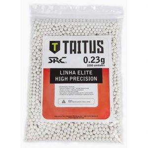 BBS SRC TAITUS 0,23G 6MM BRANCAS (APROX. 3200 BOLINHAS)
