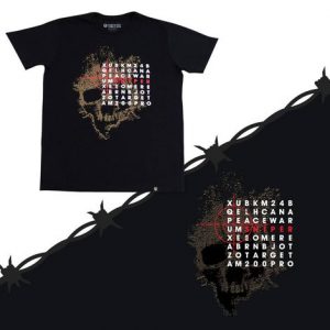 CAMISETA TAITUS - PRETA, TAM G - 100% ALGODÃO - SNIPER